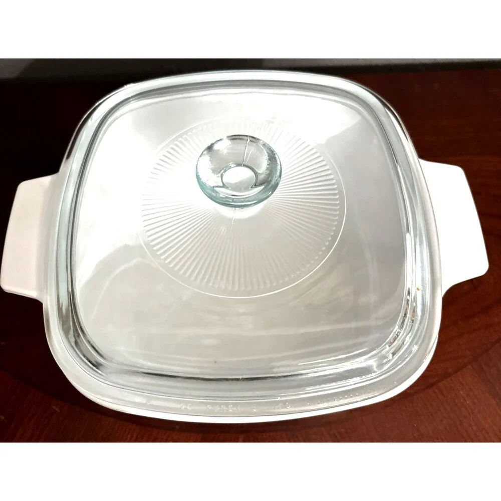 CorningWare 1.5L Blue Cornflower Stovetop Pyroceram Casserole w/ A7C Lid -France